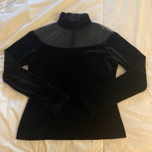 Vintage velvet blouse